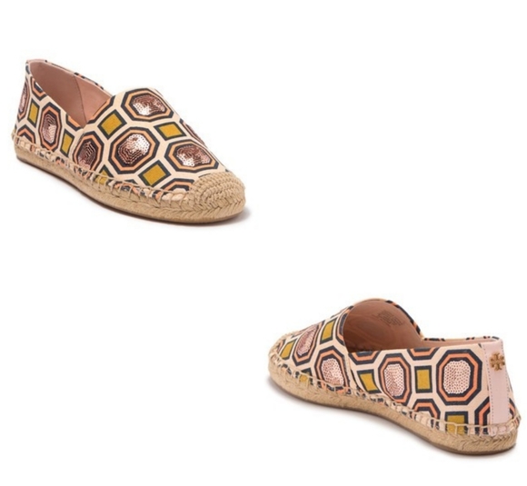 Tory burch Cecily Sequin Embellished Espadrille - Picture 2 of 10